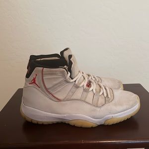 Jordan 11 White and Red size 12